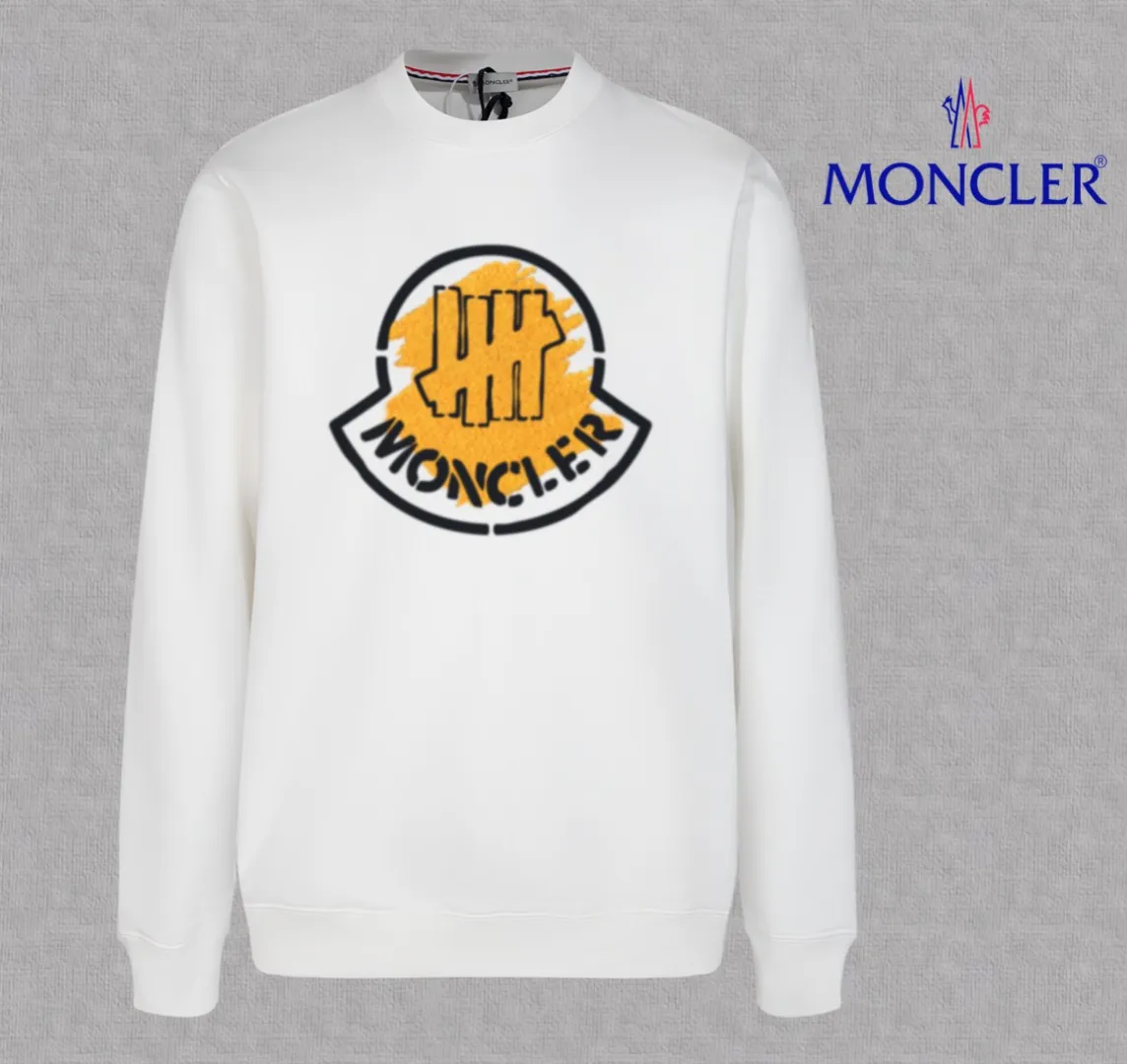 【 In Stock】 〖 𝐌𝐎𝐍𝐂𝐋𝐄𝐑~ 〗 440g ， 😎 ， ， Factory 2025 T ， ， Premium LOGO， Same Style ：Black White Size：S M L XL 2XL